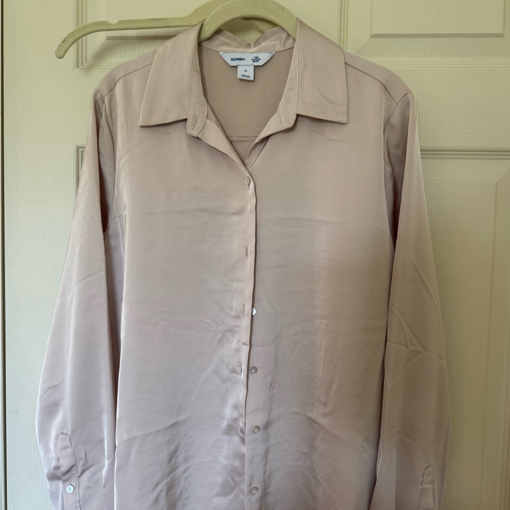 Old Navy Women's Blouse - Light Pink